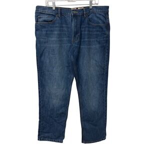 Red Head Brand Co Mens 38x32 Medium Wash Straight Leg Stretch Denim Jeans Blue